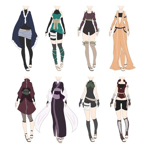 Naruto Outfit Adoptables 6 [CLOSED] by xNoakix3.deviantart.com on @DeviantArt | Manga ...