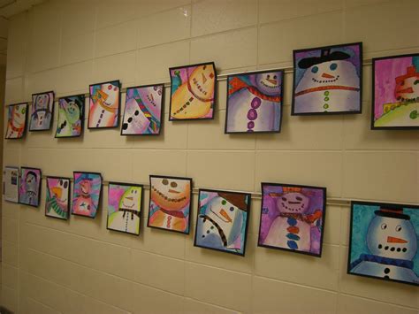 WHAT'S HAPPENING IN THE ART ROOM??: 3rd Grade: Snowmen