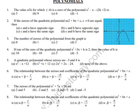 polynomial problems and answers pdf