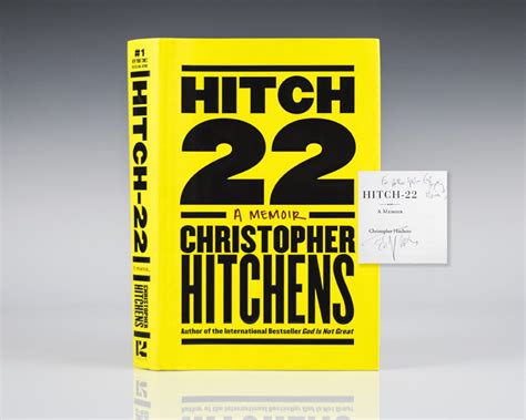 Hitch 22 Christopher Hitchens First Edition Signed