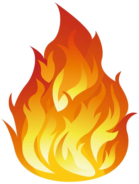 fire transparent background - Clip Art Library