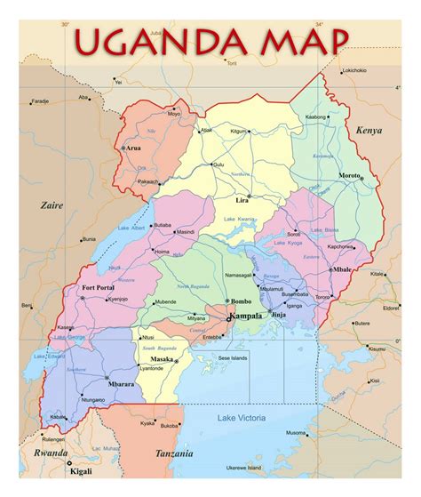 Uganda Location Map