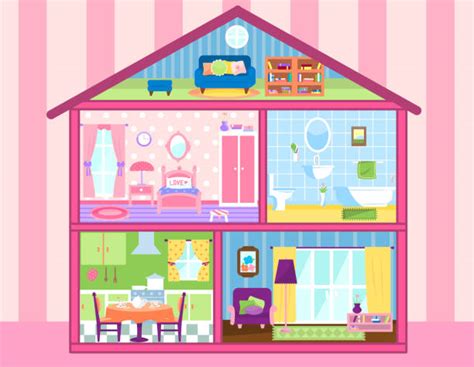 Dollhouse Clip Art, Vector Images & Illustrations - iStock