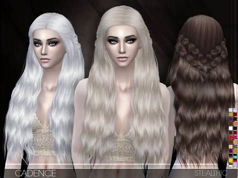 Sims 4 cc long hairstyles