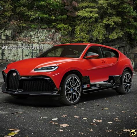 Bugatti SUV Rendering Adds Chiron Features to Lamborghini Urus Body - autoevolution