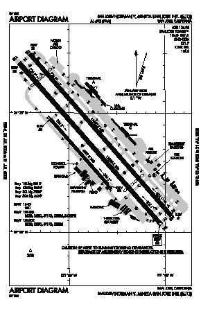 San Jose International Airport Map - Maps For You