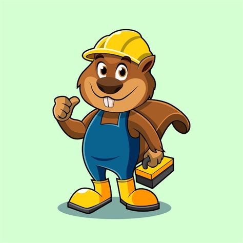 Premium Vector | Beaver mascot cartoon character vector illustrations