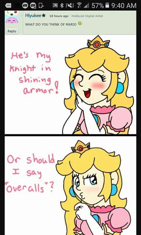 peach comic | Mario Amino