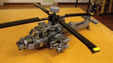 MOC Review: Lego AH-64D Apache helicopter by Chieftain - YouTube