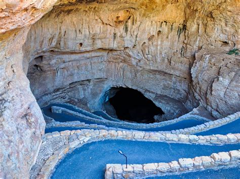 Natural Entrance of Carlsbad Caverns - The Adventures of Trail & Hitch