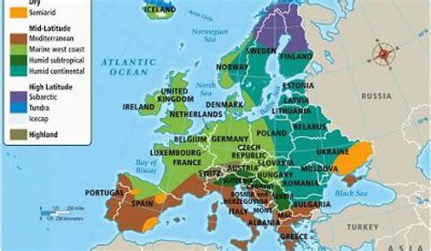 Map Of Netherlands and Europe Europe S Climate Maps and Landscapes ...