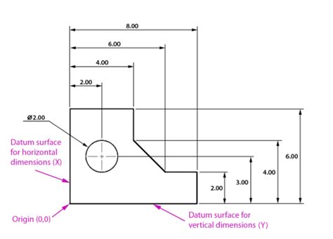 Mechanical Drawing With Dimension