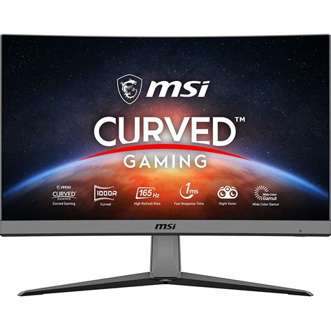 MSI MAG ARTYMIS 242C 24" Curved Gaming Monitor 16:9 Full HD (1920 x 1080), VA, 165Hz, 1ms, 1000R ...