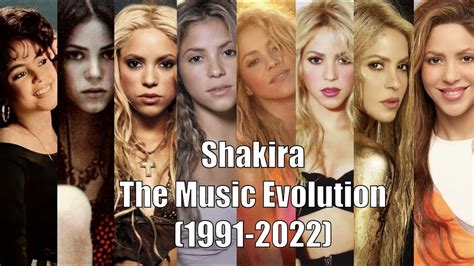 Shakira - The Music Evolution (1991 - 2022) - YouTube