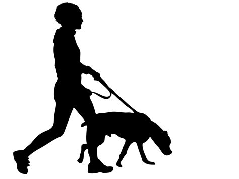 Dog Walking Clipart | Free download on ClipArtMag