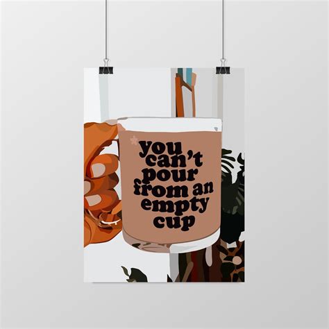 Empty Cup Print — Artpce