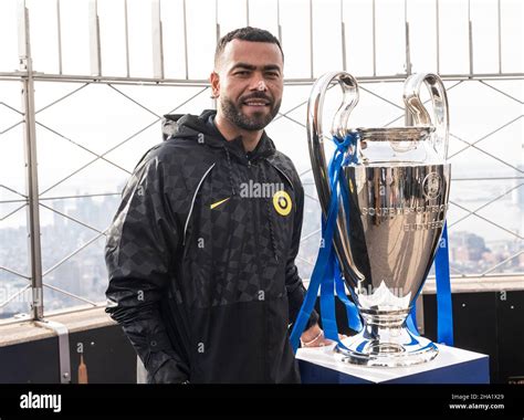 New York, NY - December 9, 2021: Chelsea FC legend Ashley Cole poses ...