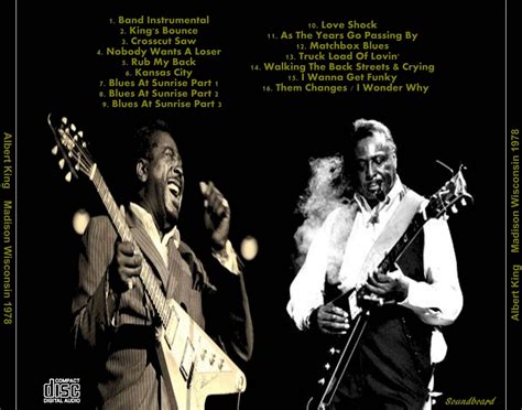 Soundaboard: Albert King LIVE Madison, Wisconsin Feb 1 1978