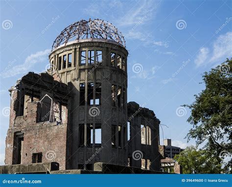 Hiroshima atomic bomb dome editorial image. Image of memorial - 39649600