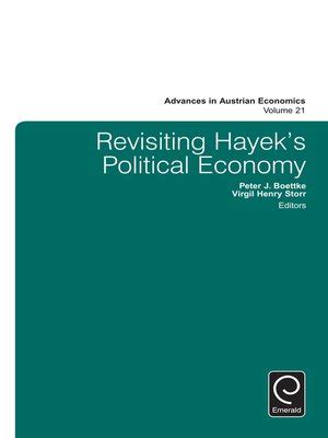 Advances in Austrian Economics, Volume 21 by Peter J. Boettke · OverDrive: ebooks, audiobooks ...