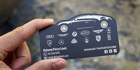 Modern Automotive Business Card Ideas & Examples