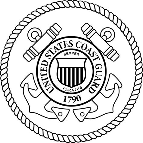 DXF US Coast Guard Seal SVG Dxf File Good for Use on Cnc - Etsy