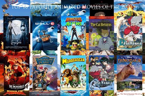 My Alt Top 10 Favorite Animated Movies of the 2000 by JackSkellington416 on DeviantArt