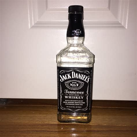 Empty 750ML Jack Daniel's Regular Bottle | Bottle, Jack daniels whiskey bottle, Jack