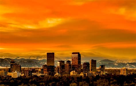 Wallpaper Colorado, panorama, skyline, Denver, Colorado, Denver images ...