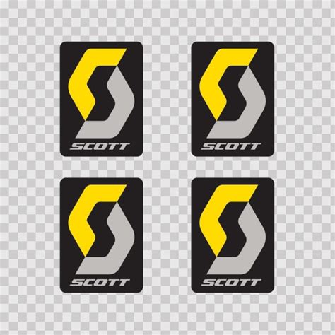 Printed vinyl Scott Mountain Bike Logo | Stickers Factory