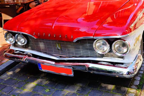 Free Images : retro, red, nostalgia, city life, old car, spotlight, motor vehicle, vintage car ...