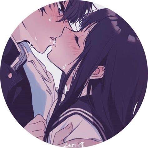 Matching Pfp Gif Anime Kissing Matching Pfp Gif Pin On Couple Duo Gif ...