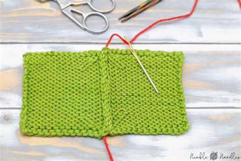 How to do the Mattress Stitch in knitting - Step by step tutorial [+video]