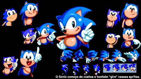 Sonic 1 Title Screen Sprite Sheet