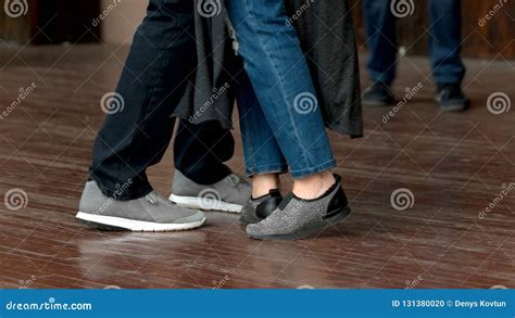 Feet of dancing couple. stock photo. Image of indoors - 131380020