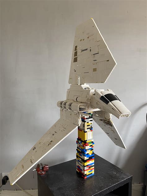 It’s like 99% complete! Star Wars Lambda Shuttle MOC : r/lego