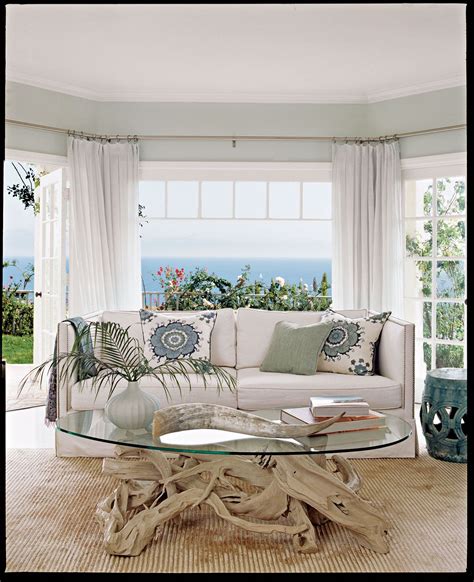 Beach House Living Room Curtains