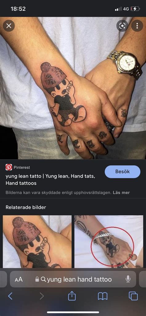 Yung Lean tibute tattoo : r/sadboys