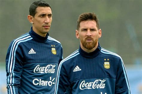 Angel Di Maria says it would be 'wonderful' to play with Messi at PSG ...