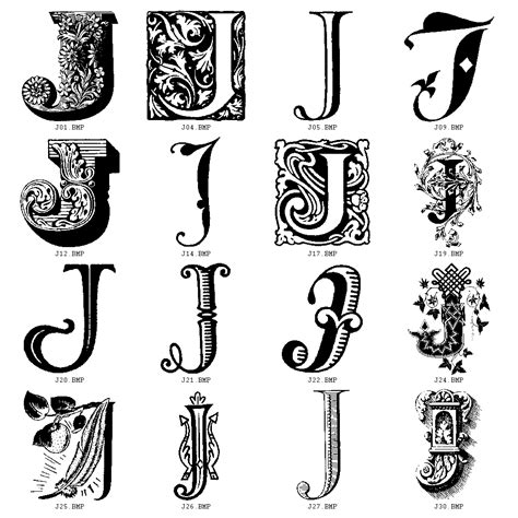 Decorative letters J | Lettering alphabet, J calligraphy, Creative lettering