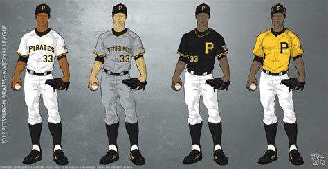 Pittsburgh Pirates 2012 Uniforms by JayJaxon on DeviantArt