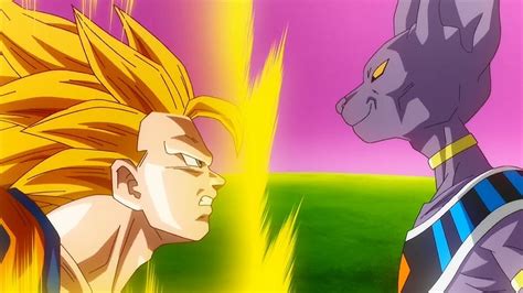 Goku vs Beerus First Fight - YouTube