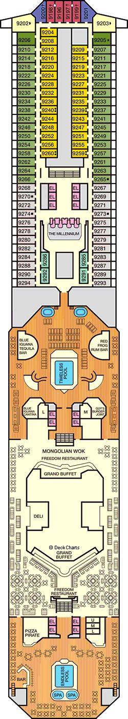 Carnival Freedom Deck Plans, Ship Layout & Staterooms - Cruise Critic