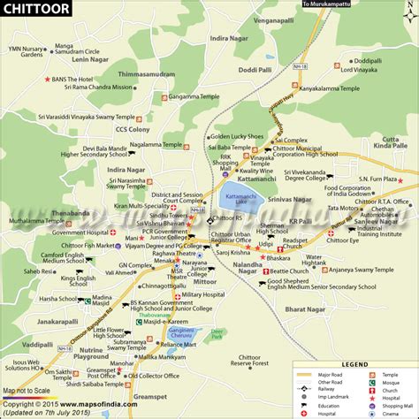 Chittoor City Map