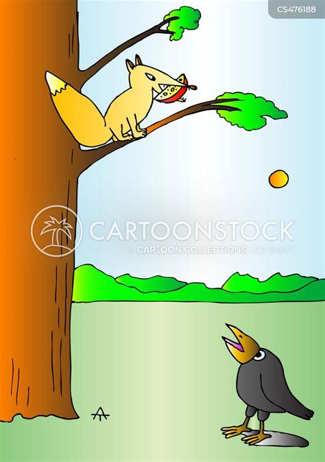 The Fox And The Crow Cartoons and Comics - funny pictures from CartoonStock