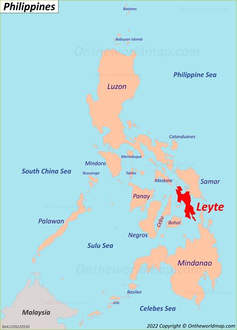 Leyte Island Map