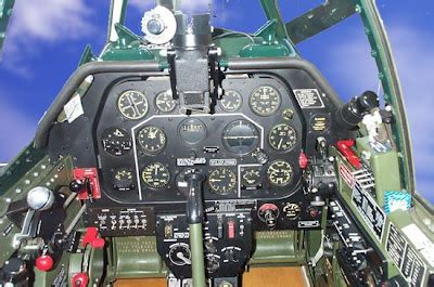 military picture: Mustang fighter p51 cockpit pic