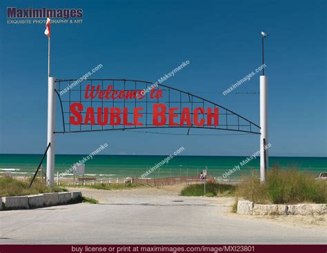 Sauble beach Ontario Canada. Stock Photo MXI23801