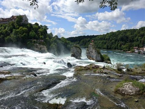 The Rhine falls stock image. Image of largestwaterfall - 106469227