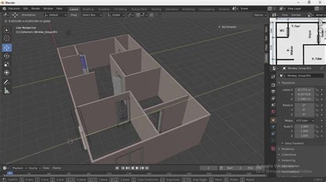 BLENDER - House 3D Modelling with Archimesh - YouTube